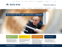 Tablet Screenshot of kurtzersa.com